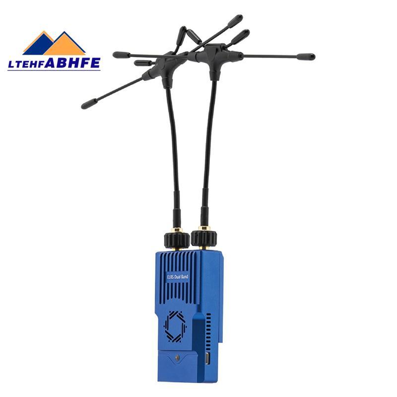 [ขายร้อน L]C3 NANO GEMINI TX 915M/2.4G การสลับความถี่คู่พร้อม Nano to Micro-Adapter สําหรับ FPV Long