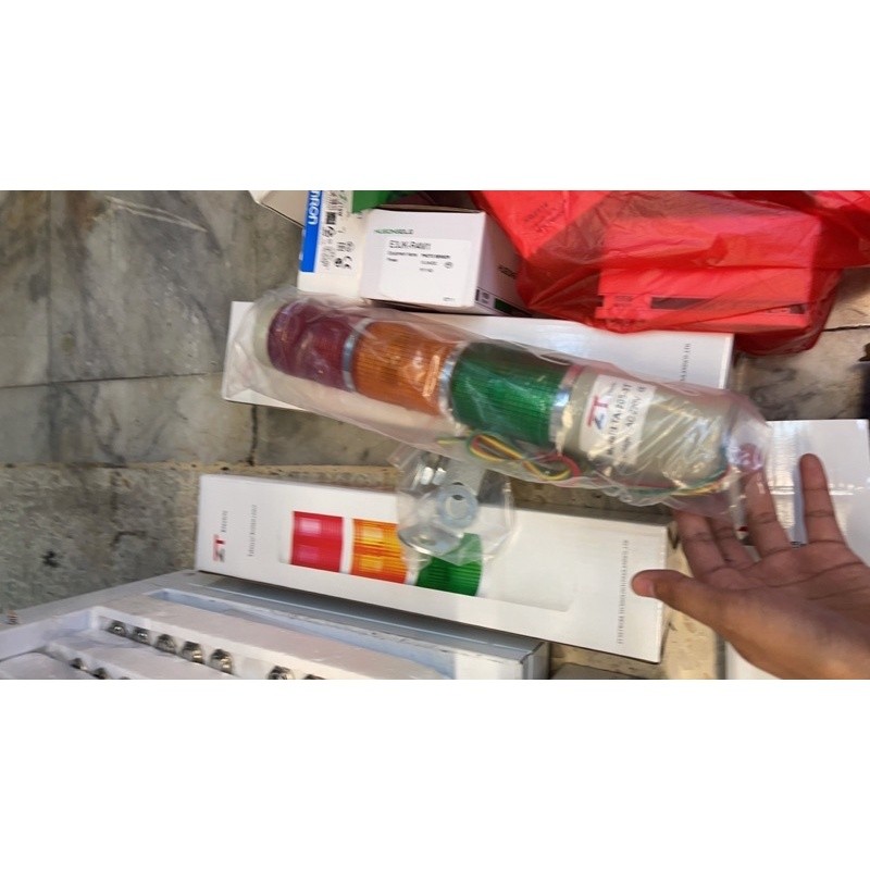 ส่งไว ถูกสุด! LTA-205-3T 24V 3สี แดง/เหลือง/เขียว Red/Yellow/Green 3 Stack Tower Light ติดค้าง ทาวเว