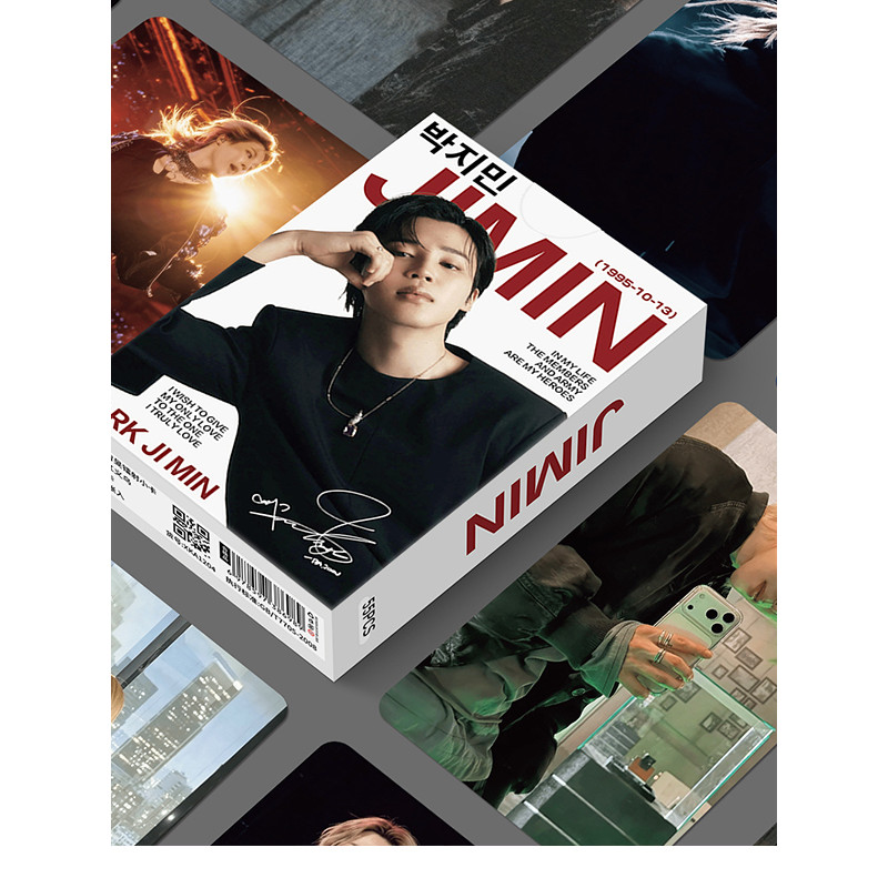 110 ชิ้น Park Jimin Laser Photocard Jimin เกาหลี Star สินค้า Self-Printing Photocard Merchanted อัลบ