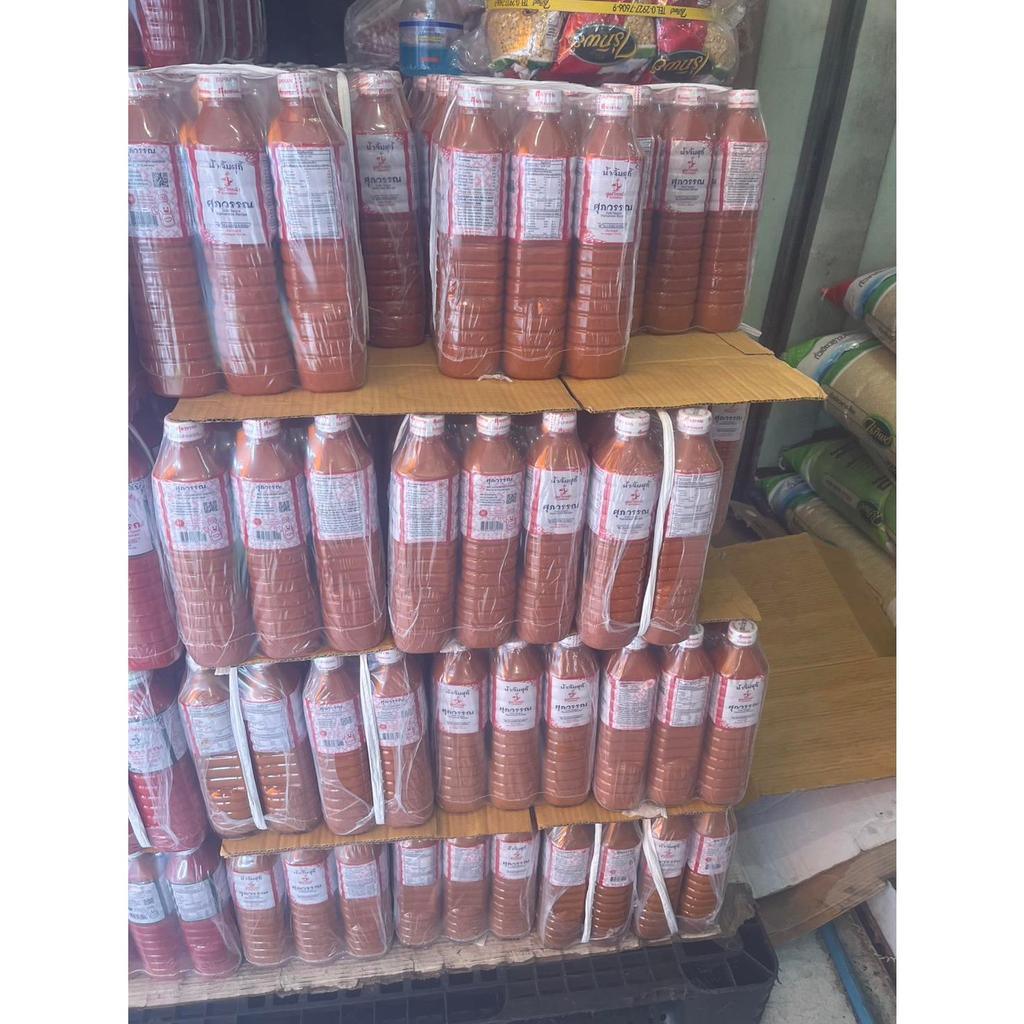 **ยกแพ็ค**น้ำจิ้มสุกี้ ศุภวรรณ สูตรไหหลำ 750 ml. (6ขวด)