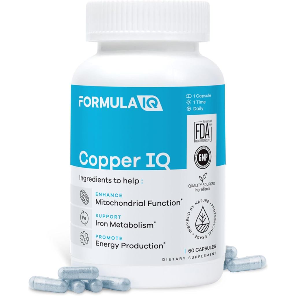 สูตร IQ - Copper IQ - น้ํา Albion 双acac Soaccan Capsules ของแท้ (บรรจุภัณฑ์อาจอารี)