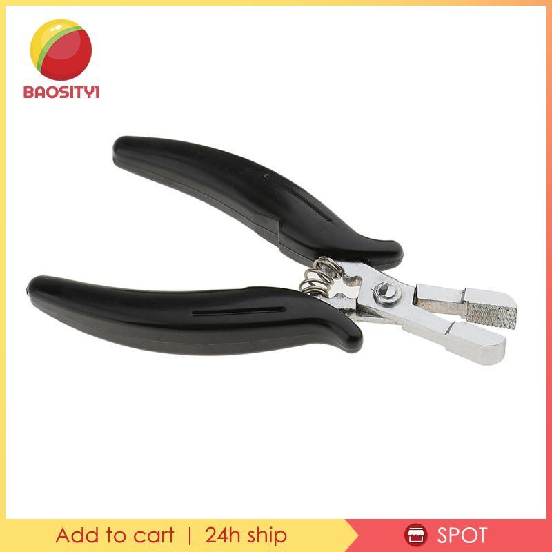 [Baosity1] U/I/C Shape Hair Extensions Plier Tool สําหรับ Micro Ring และ Fusion Bonding Removal