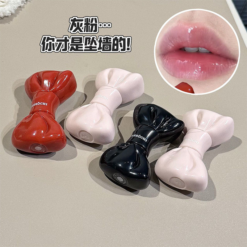 RESOCHI สินค้าใหม่ Xuyan Mirror Lip Gloss Pink Tender Water Gloss Mirror Cute Gloss Cross-Border Lip