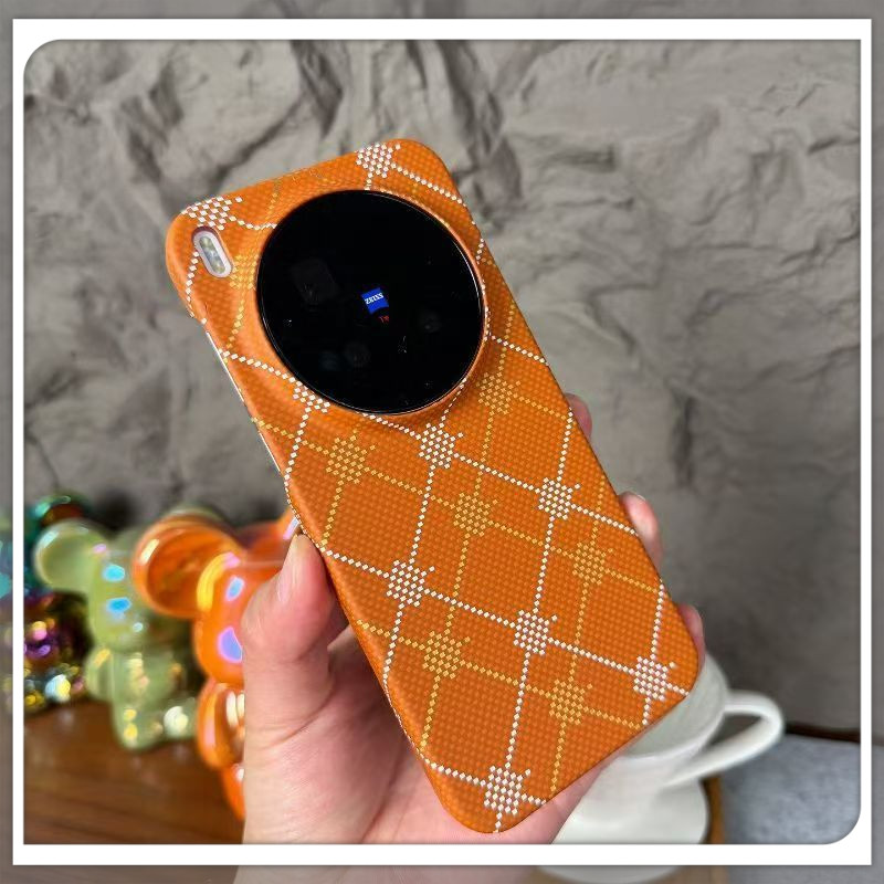 คุณภาพสูงเหมาะสําหรับ vivo x300 Pro/x200/x100 เคสโทรศัพท์ x200 Ultra/x100 Ultra Luminous Gold Silk C