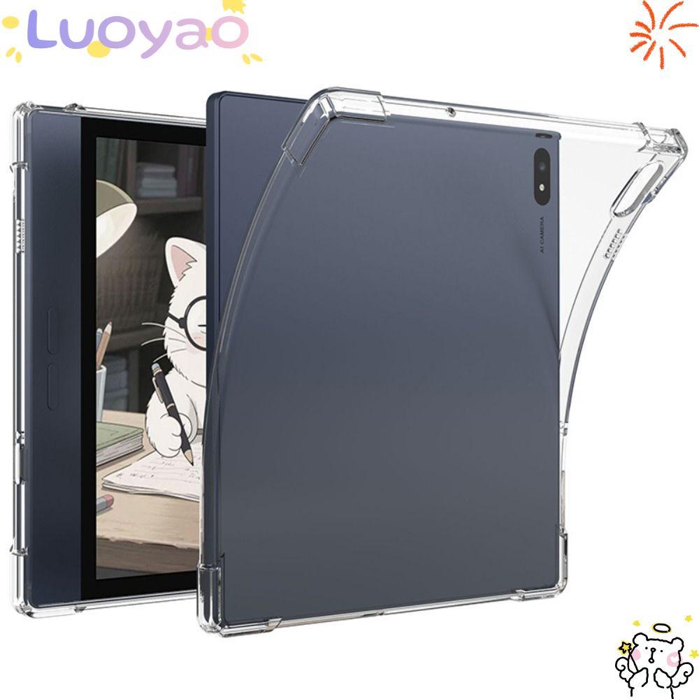 LUOYAO1 ฝาครอบป้องกัน,พร้อมช่องเสียบปากกาแท็บเล็ต TPU,ป้องกันรอยขีดข่วนกันกระแทกฝาหลังโปร่งใสสําหรับ