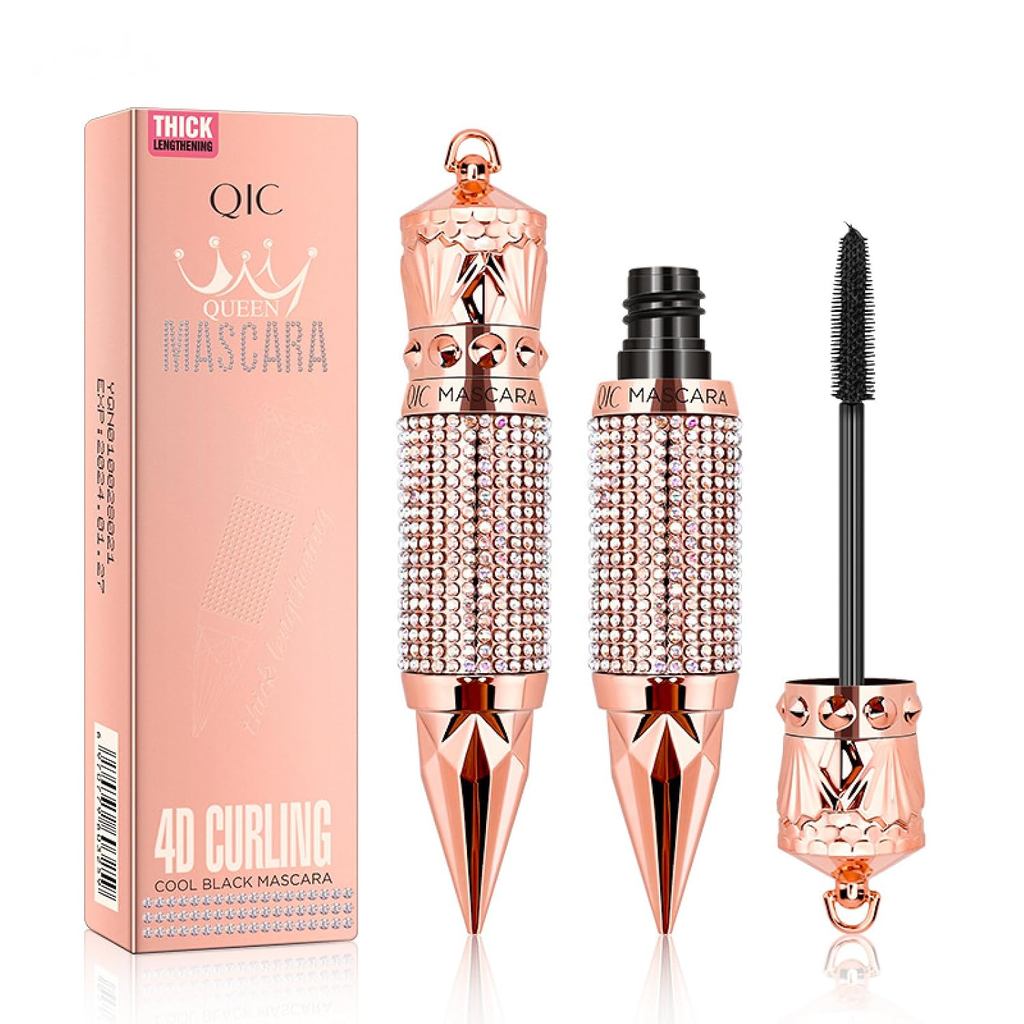 Queens Scepter 4D Silk Fiber Mascara หนา ยาว ดัดผม กันน้ํา สีดํา