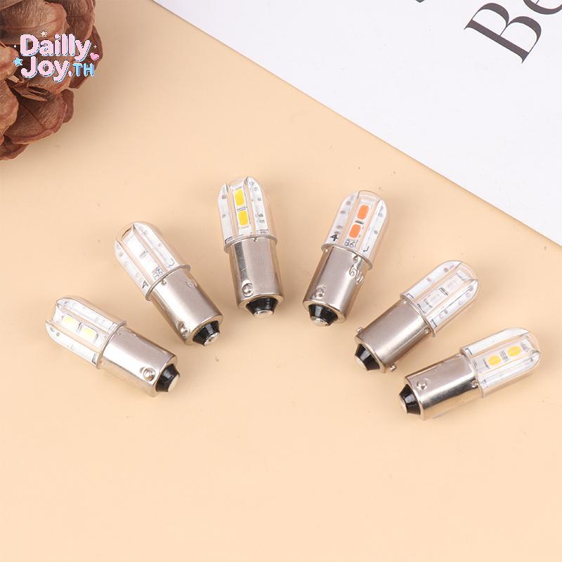 GPHA>BA9SหลอดไฟLed 6Vอัพเกรดหลอดไฟ4LEDเปลี่ยนโคมไฟสําหรับไฟฉายไฟหน้ามอเตอร์จักรยานเครื่องมือหลอดไฟLE