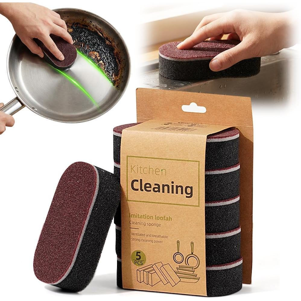 2026NewCleaningSpongesEraser,Multi-FunctionalEraser,Shower&TubScrubberSpongeforKitchen,Bath&Bath&Hom