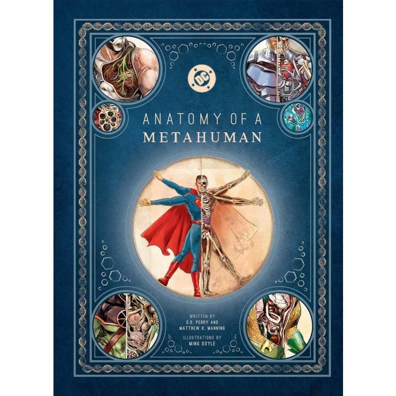 D DC Comics Anatomy of a Metahuman English Original SD Perry Marvel Heroes โครงสร้าง Anatomy Book