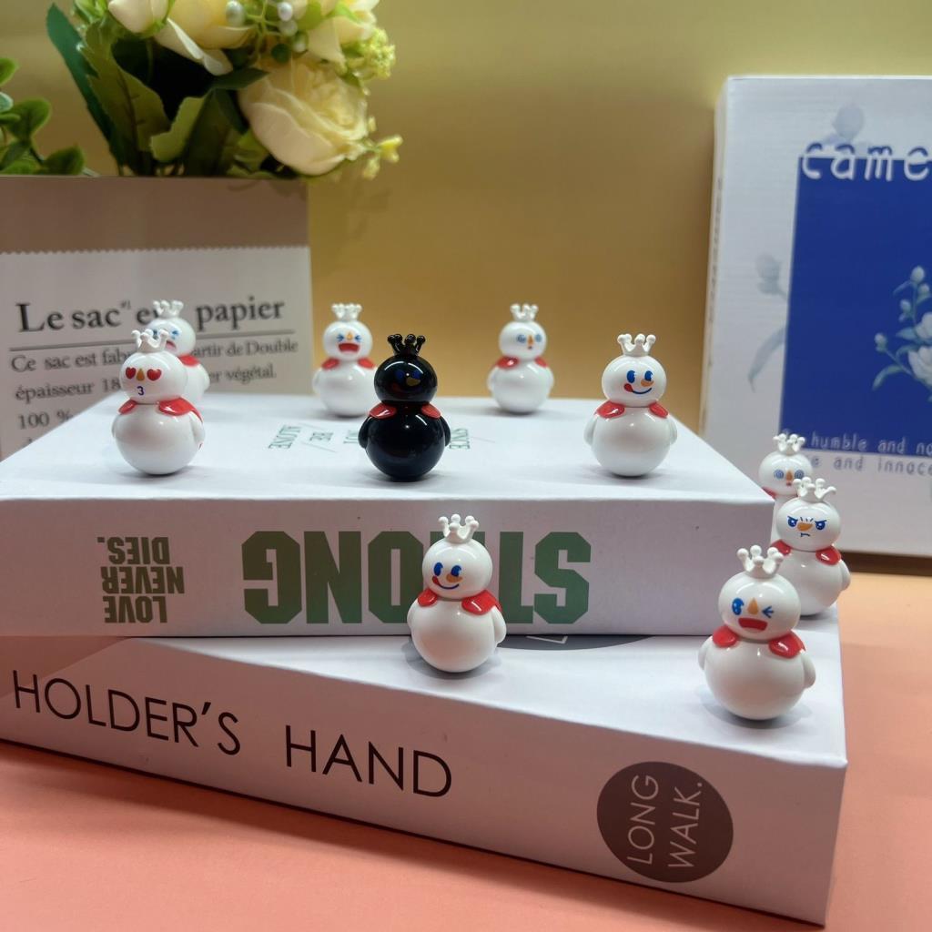 Mixue Ice City Doll Tumbler ครบชุดการ์ตูนน่ารัก Tumbler ของเล่นเด็กการศึกษา Snow King ของขวัญวันเกิด