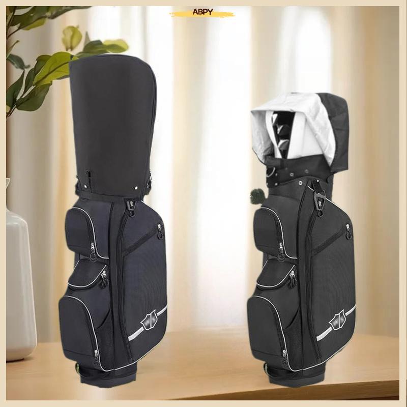 ABPY ถุงกอล์ฟ Rain Cover กันฝุ่น Rain Hood Club Protector ถุงกอล์ฟแบบพกพา Rain Cover สําหรับถุงกอล์ฟ