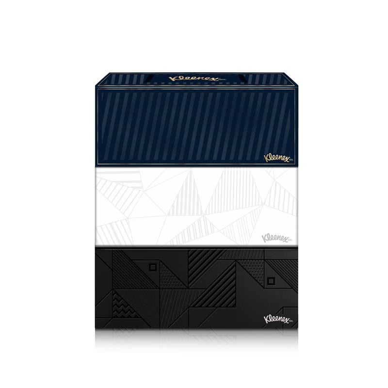 KLEENEX กระดาษเช็ดหน้า รุ่น BE-U 135 แผ่น/กล่อง (แพ็ค 3 กล่อง)