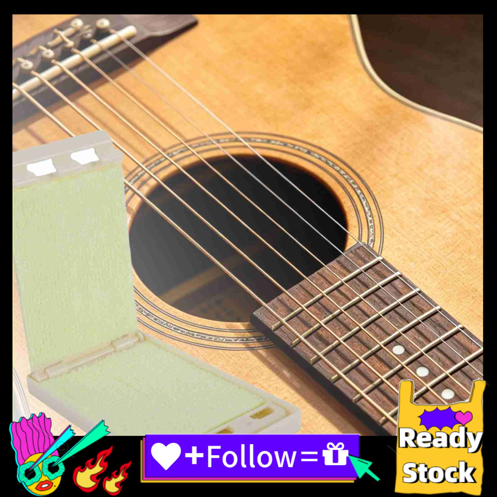 Icegg SENECESLI เครื่องทำความสะอาดสายกีตาร์ Fretboard Scrubber Cloth สำหรับเบส Ukulele