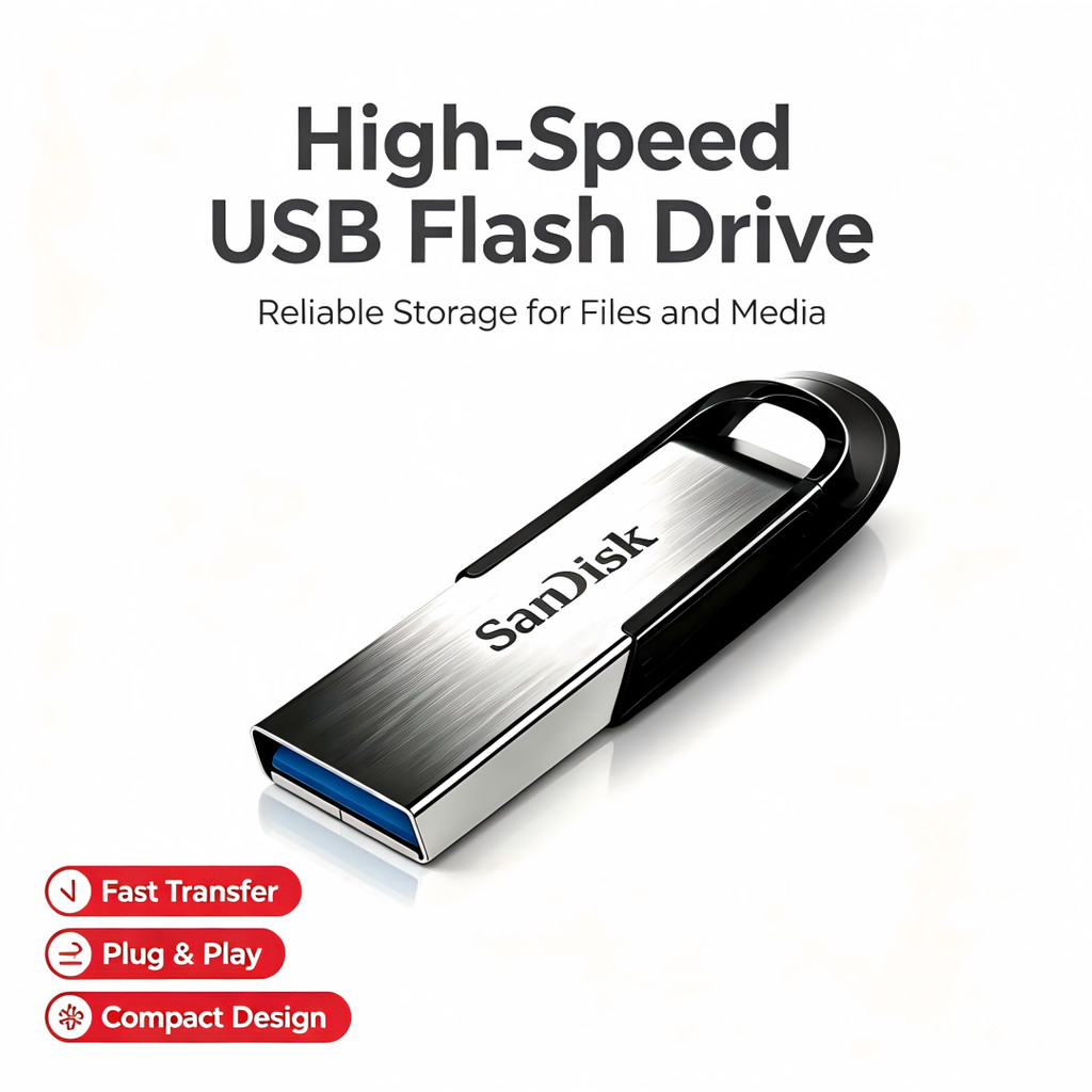 SanDisk Ultra Flair USB 3.0 32GB, 64GB, 128GB, 256GB , 512GB , 1TB Speed / 150MB (SDCZ73) ประกัน Synnex 2ปี