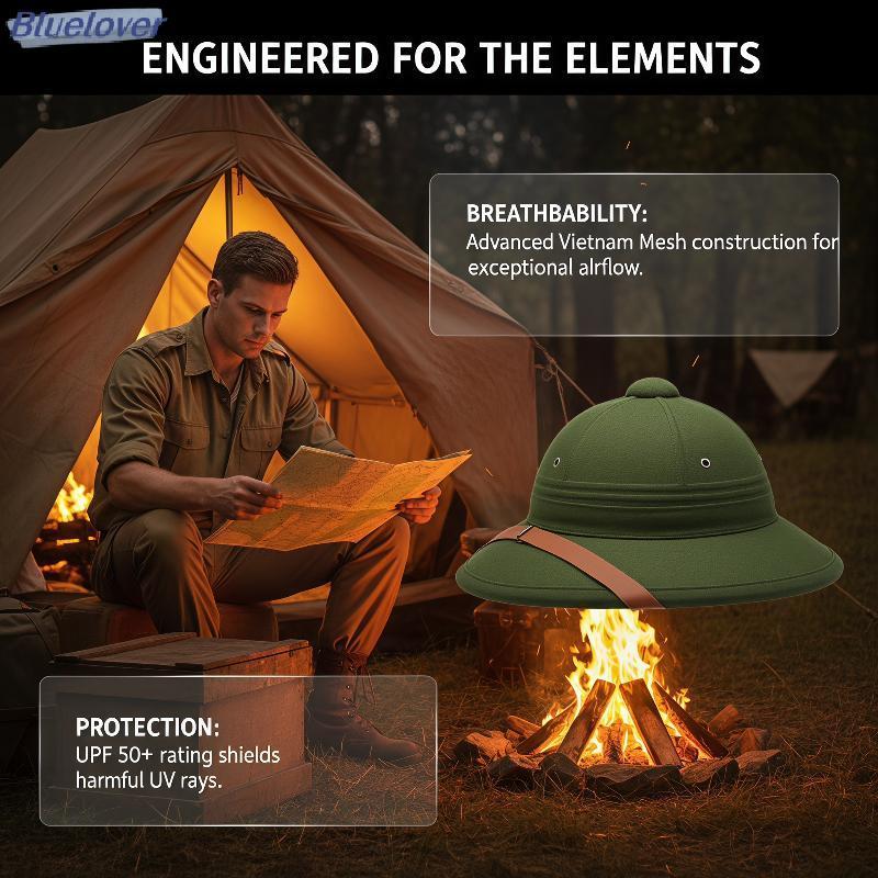 Bluelover Vietnam War Hat Classic Collectible Green Headwear สําหรับ CS คอสเพลย์คอลเลกชันกลางแจ้งใหม