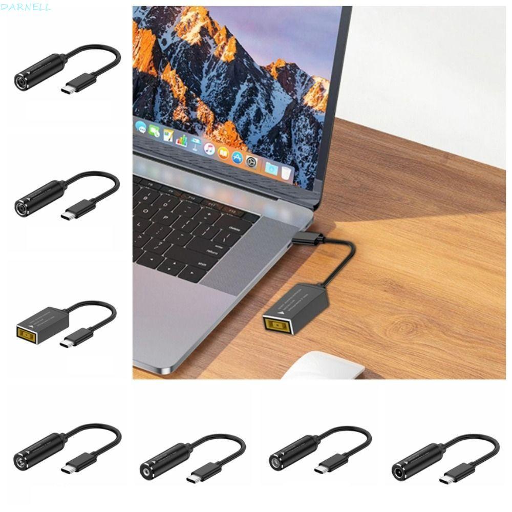 DARNELL Type-C To DC Jack สายชาร์จ, PD Output 5/9/20V DC To Type-C สายชาร์จ, Plug and Play DC Input 