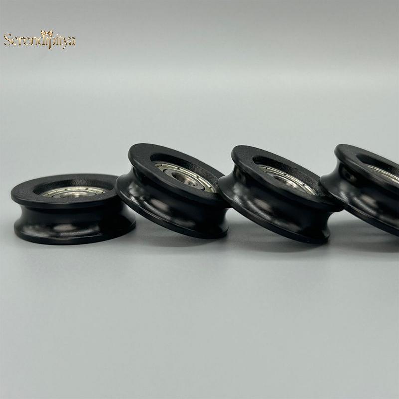 Serendipityayq Nylon Ball Bearing Pulley Wheels for Door, Window & Drawer (233mm) TH
