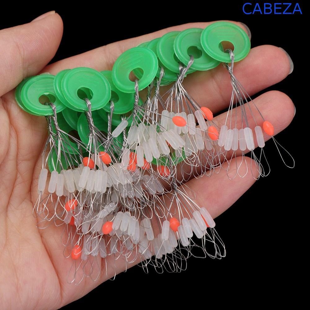 CABEZA 800pcs รูปไข่ลอย Mini S/M/L ตกปลา Stopper Bobber Stopper ตกปลาลอยถั่วปลาคาร์พอุปกรณ์ตกปลาสายต