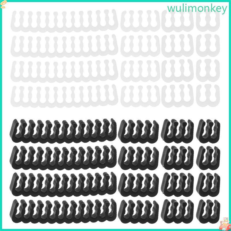 WU 16PCS PC Power Supply Connector 4 6 8 24 Pin Cables Manager สําหรับ GPU