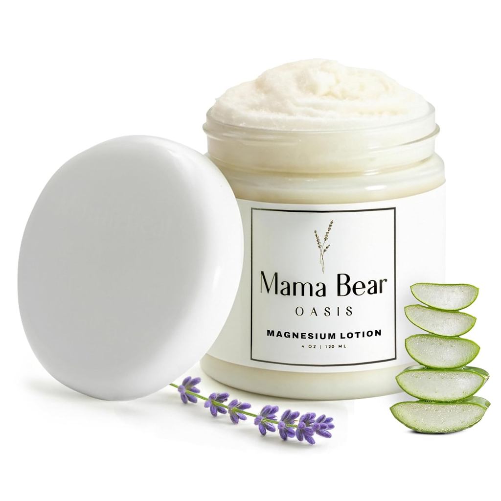 Mama Bear Oasis Magnesium Cream - โลชั่นแมกนีเซียมสําหรับเท้า (แพ็ค 1) 9TT3