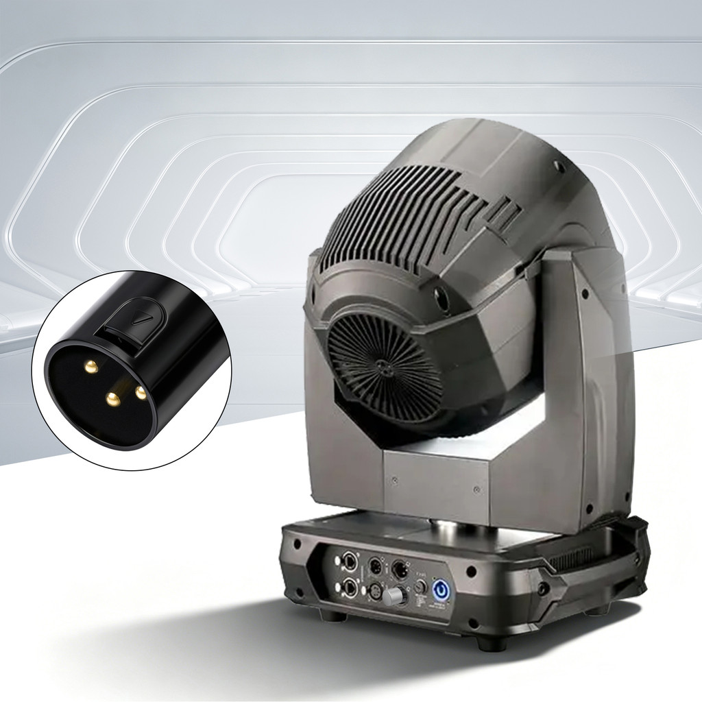 [Julia1.th] 3Pin XLR Terminator Connector 3 Pin XLR ชายสายไมโครโฟนตัวเชื่อมต่อสําหรับระบบแสงและเสียง