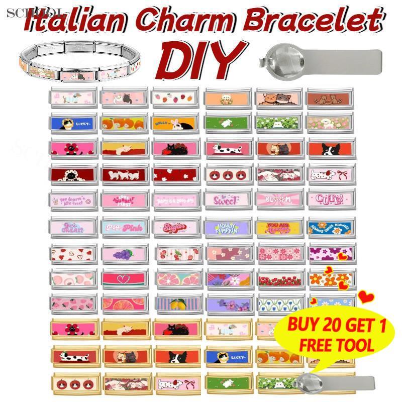 สร้อยข้อมือ charm fit สแตนเลส ขนาด 9 มม. อุปกรณ์เสริมแฟชันสำหรับคนรักสัตว์เลี้ยง