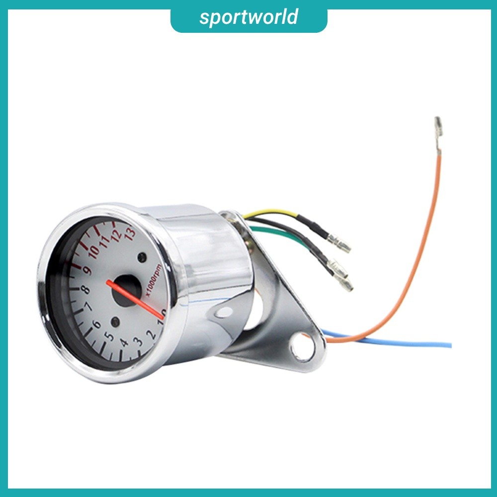 Retro Motorcycle Rev Counter พร้อมติดตั้งง่าย 0-13000 RPM _ST11
