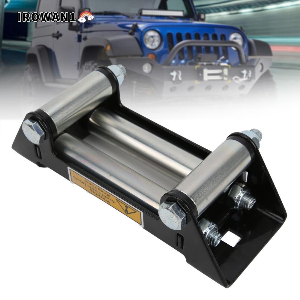 IRWAN1 Universal Winch Fairlead, เหล็กสังกะสีชุบ Bolt รูปแบบ Mount Winch Roller Fairlead, Universal 