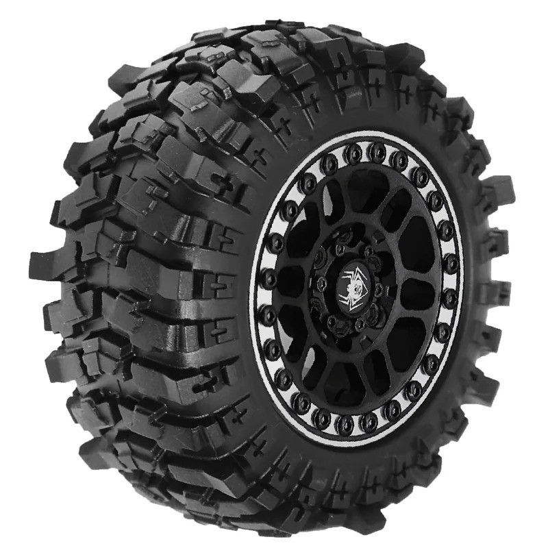 4PCS 88 มม.1.9 "ยาง All Terrain 12 มม.Hex ล้อยางสําหรับ 1/10 SCX10 90046 AXI03007 Gen7 Gen8 MST CFX 