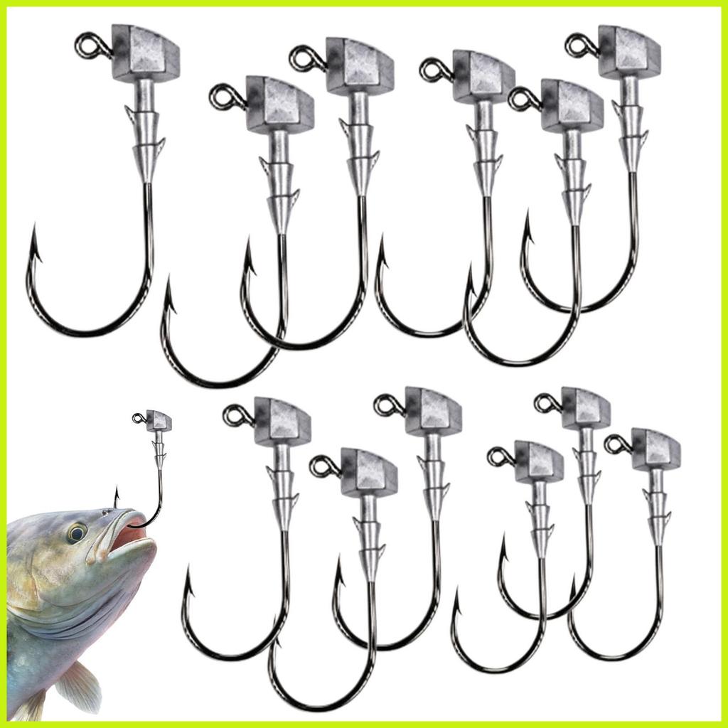 Urchin เหยื่อตะขอ 12 ชิ้นน้ําเค็ม Fishing Tackle น้ําหนัก Urchin เหยื่อสําหรับตกปลาเบสสําหรับปลาปลาด