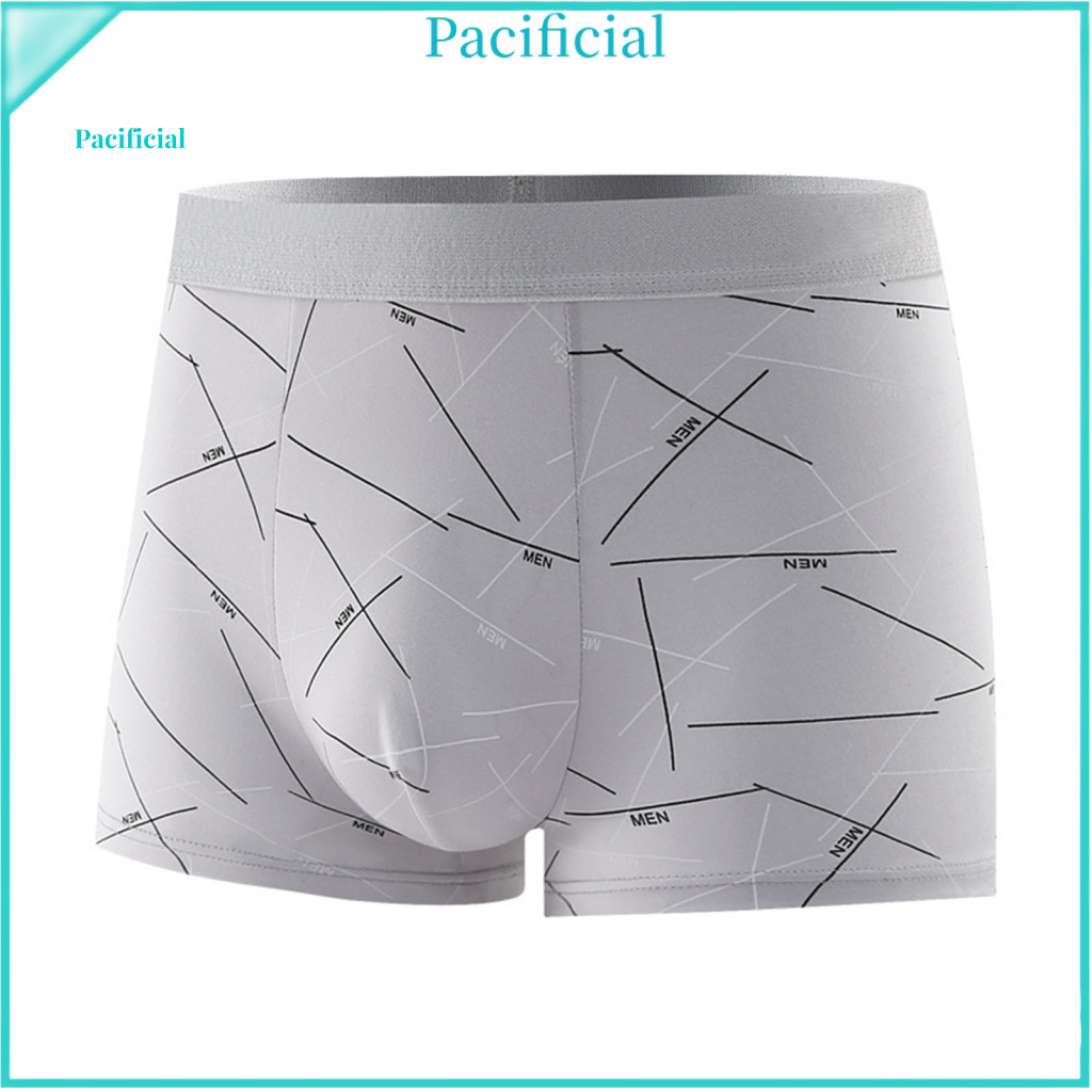 Men Breathable Boxers Men Boxers 4 ชิ้นผู้ชายs Quick-dry ชุดชั้นในกีฬา Breathable Elastic Mid-waist 