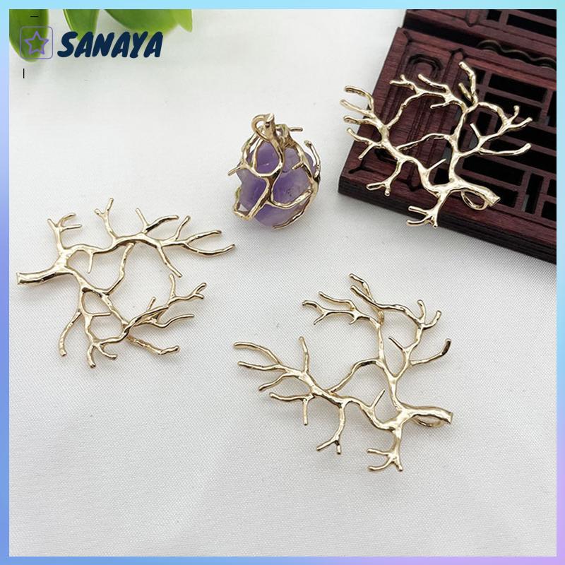 Dwi ต้นไม้ฐานสาขาสร้อยคอจี้สำหรับเครื่องประดับ DIY จี้ทำเครื่องประดับ