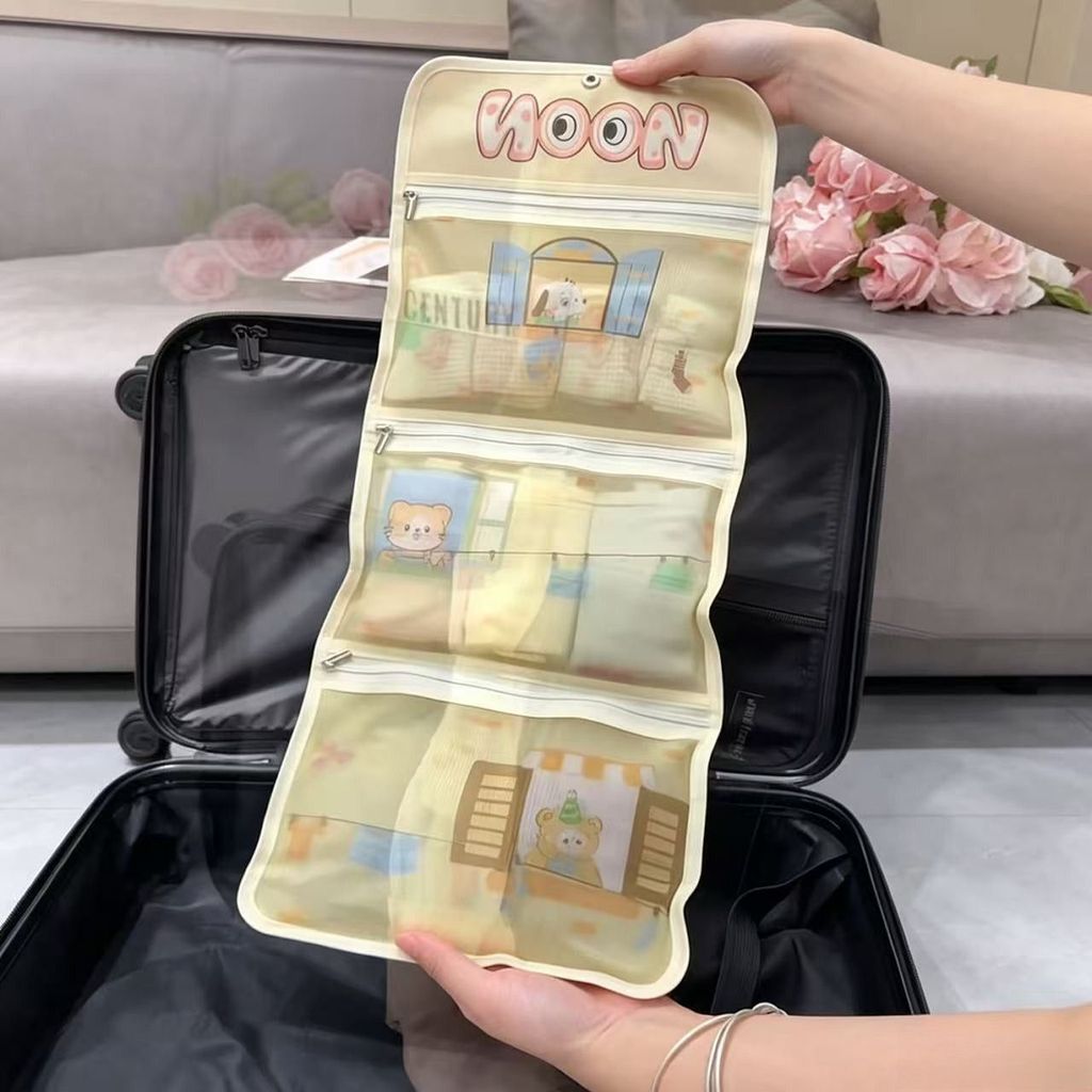 Travel ชุดชั้นในการจําแนกถุงเท้าถุงเก็บแบบพกพามัลติฟังก์ชั่ถุงเก็บตาข่ายกระเป๋าจัดระเบียบชั้น yugbsa