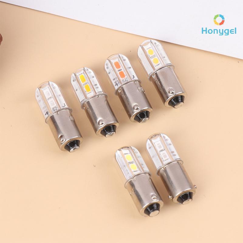 {Honyge1} BA9S หลอดไฟ LED 6V อัพเกรดหลอดไฟ 4LED เปลี่ยนโคมไฟสําหรับไฟฉายไฟหน้ามอเตอร์จักรยานเครื่องม