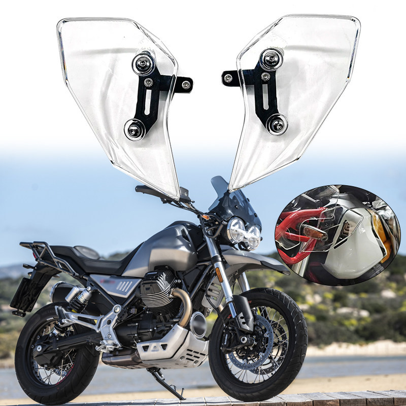 [Youpin] เหมาะสําหรับ guzzi guzzi v85tt 2019-2024 รถจักรยานยนต์ดัดแปลงด้านข้างกระจกกระจกด้านข้าง ZI6