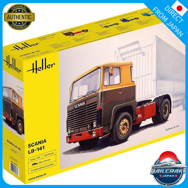 Platz Heller 1/24 Scania LB-141 Truck Plastic Model HE80773