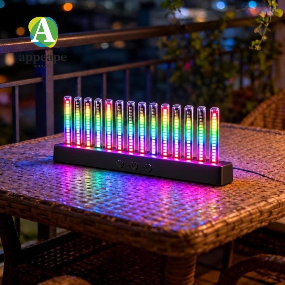 APPEAPE เพลงสเปกตรัมจอแสดงผล, PP Spectrum Lighting Audio Visualizer, ปรับความสว่างได้อัตโนมัติหลายแส