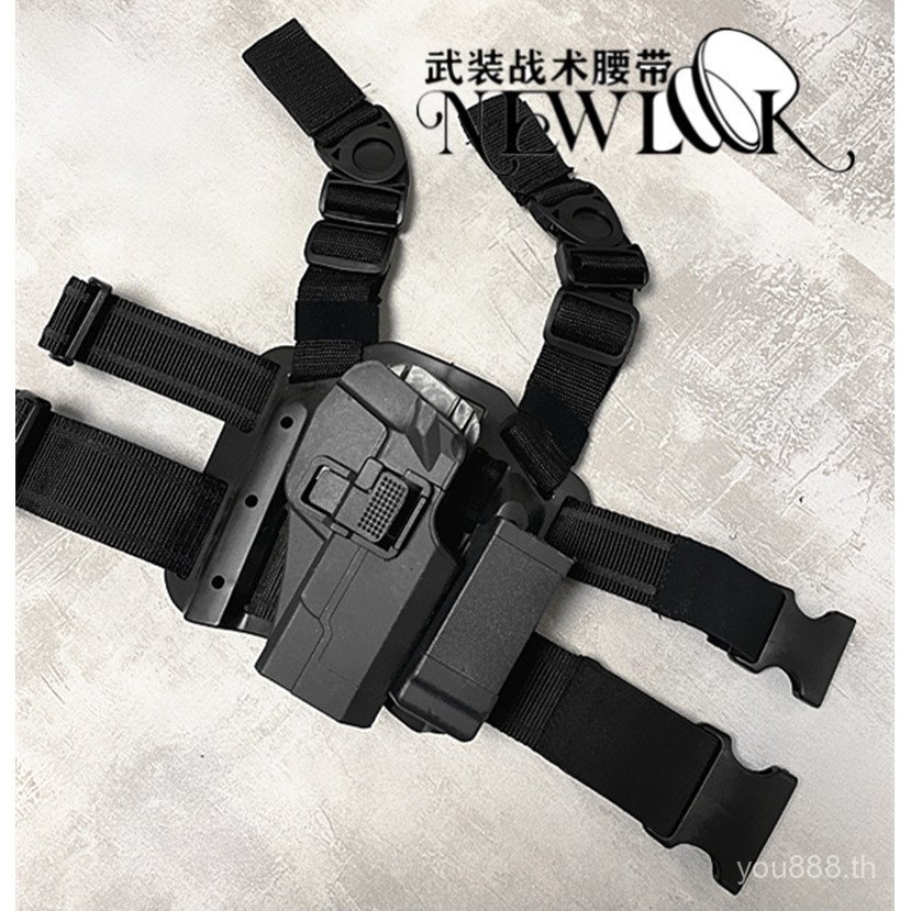 CQC Black Hawk 92g Quick Draw Holster ยุทธวิธี 92 ประเภทกางเกงขายาว Quick Return Black Hawk เอวปกนิต