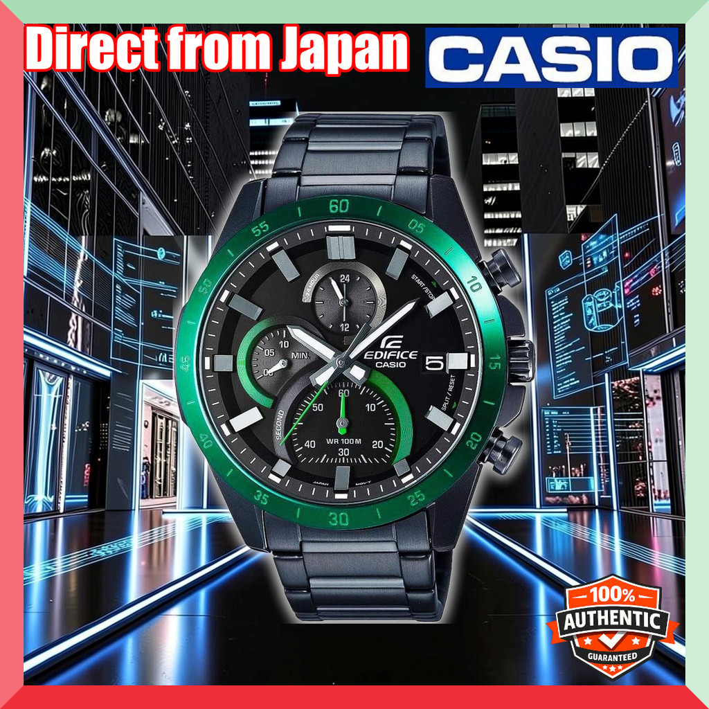 Casio 【Set Product】 Edifice Chronograph Quartz Men's Watch EFR-571DC-1AVUDF Men's Watch & Includes 1