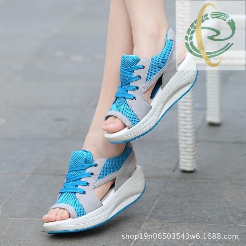 Ai1 Xiaoyulu Ready Stock Women Wedges Sandal Everyday Wedges Shoes Size 36-43