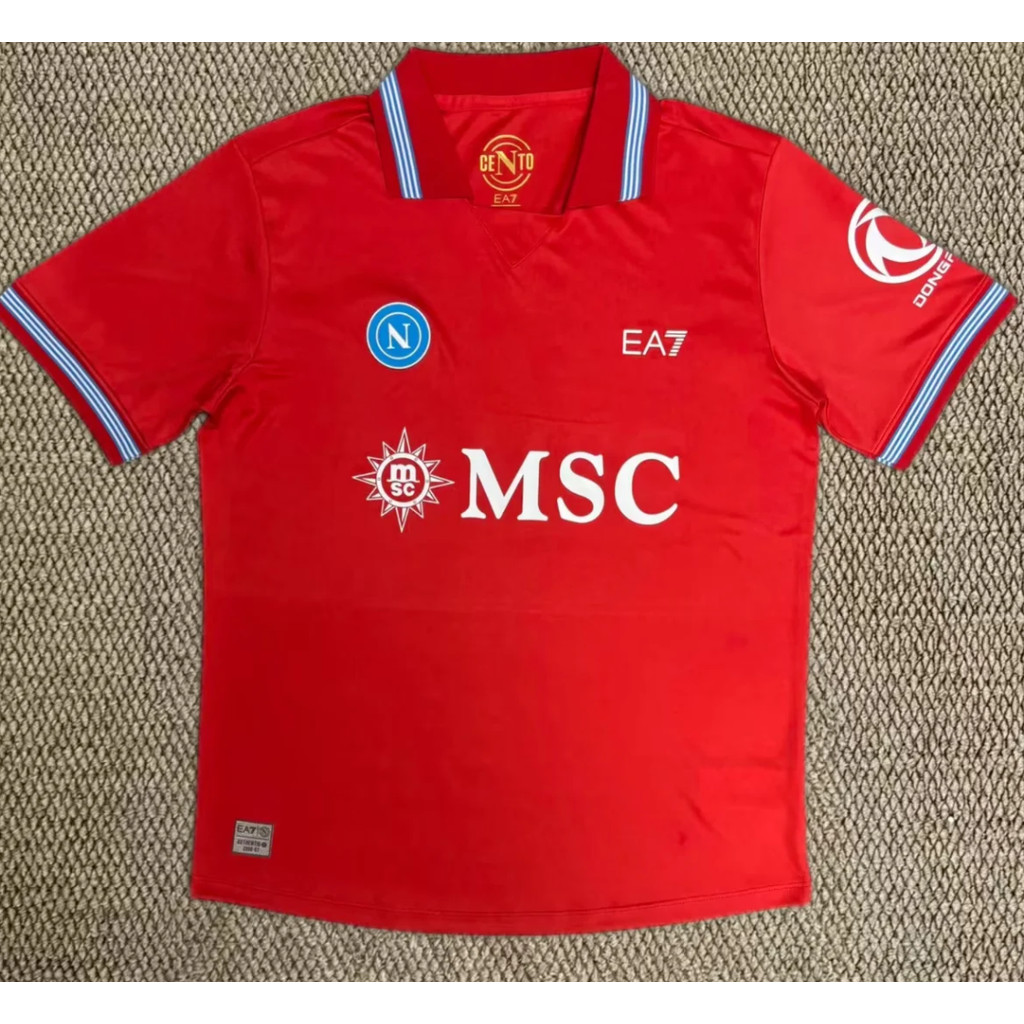 2026 2027 NEW Napoli Red Soccer Jersey SSC Napoli เสื้อฟุตบอล S-4XL