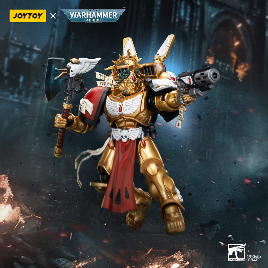 JOYTOY Dark Source Dante Warhammer 40K Holy Blood Angel Jump Backpack Squad Commander 1: 18 Movable 