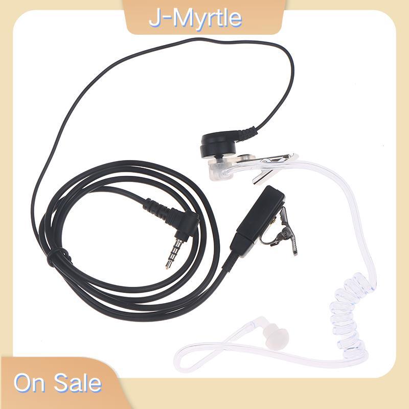 J-Myrtle 3.5 มม.หูฟัง 1Pin วิทยุ Air Covert Acoustic Tube Earpieces ชุดหูฟัง PTT Mic Nice