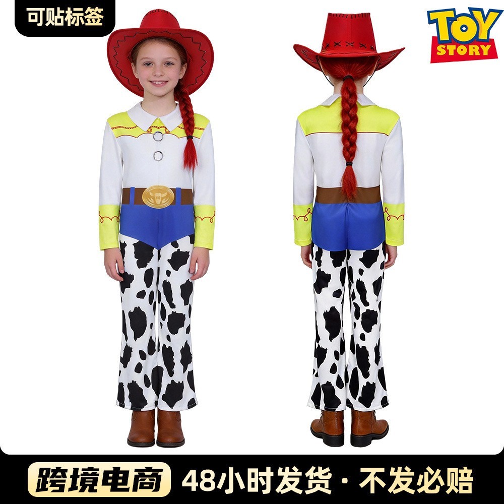 ชุดฮัลโลวีนวันเด็ก Toy Story 4 Woody Triss ชุดเด็ก