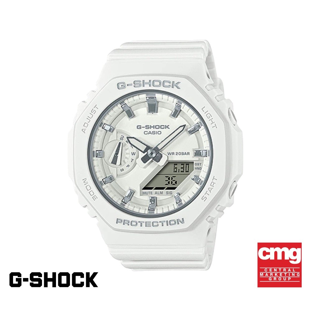 CASIO นาฬิกาข้อมือผู้หญิง G-SHOCK YOUTH รุ่น GMA-S2100-7ADR วัสดุเรซิ่น สีขาว