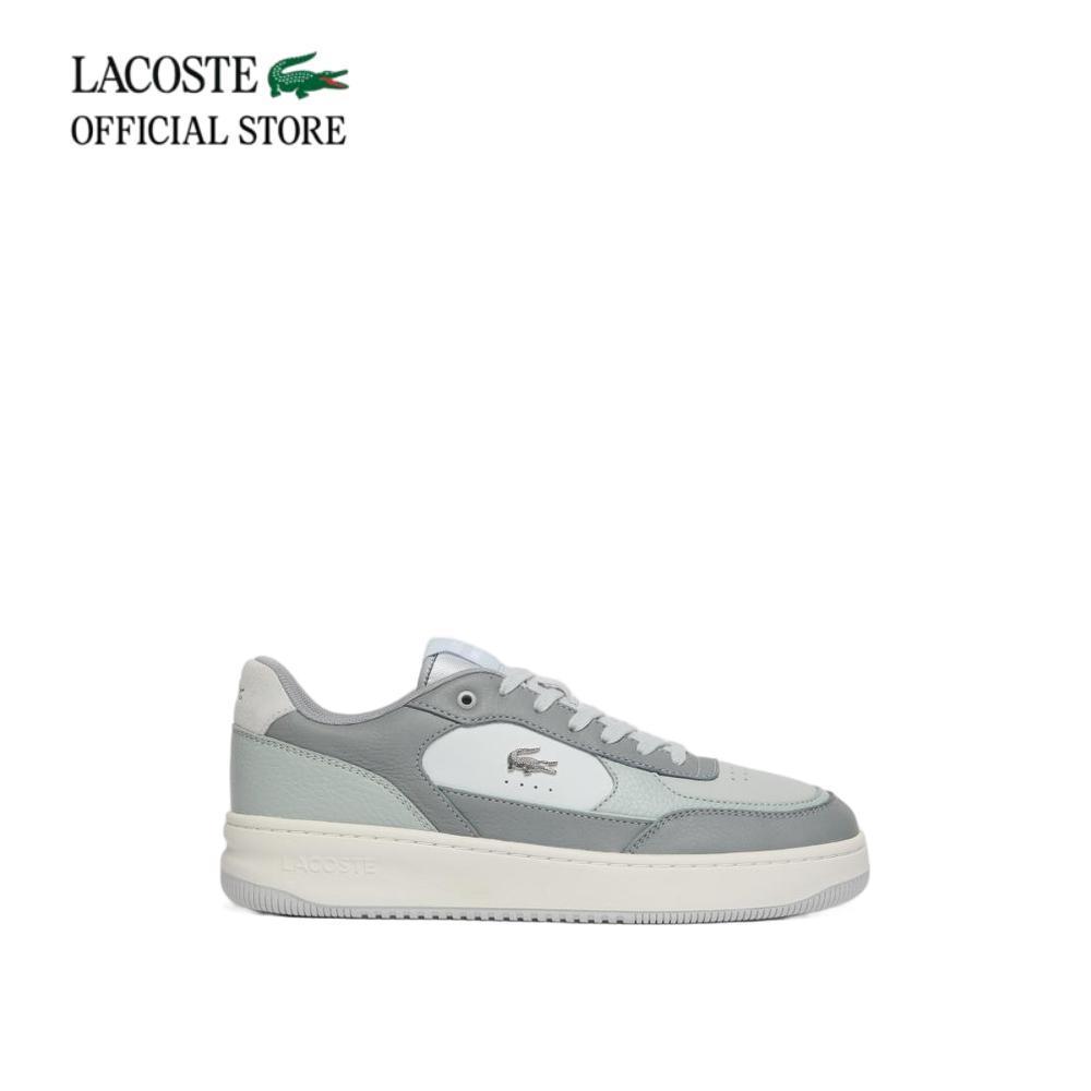LACOSTE รองเท้าผ้าใบผู้ชาย MEN'S L001 ACE LEATHER SNEAKERS รุ่น 52SMA0006 - GREY