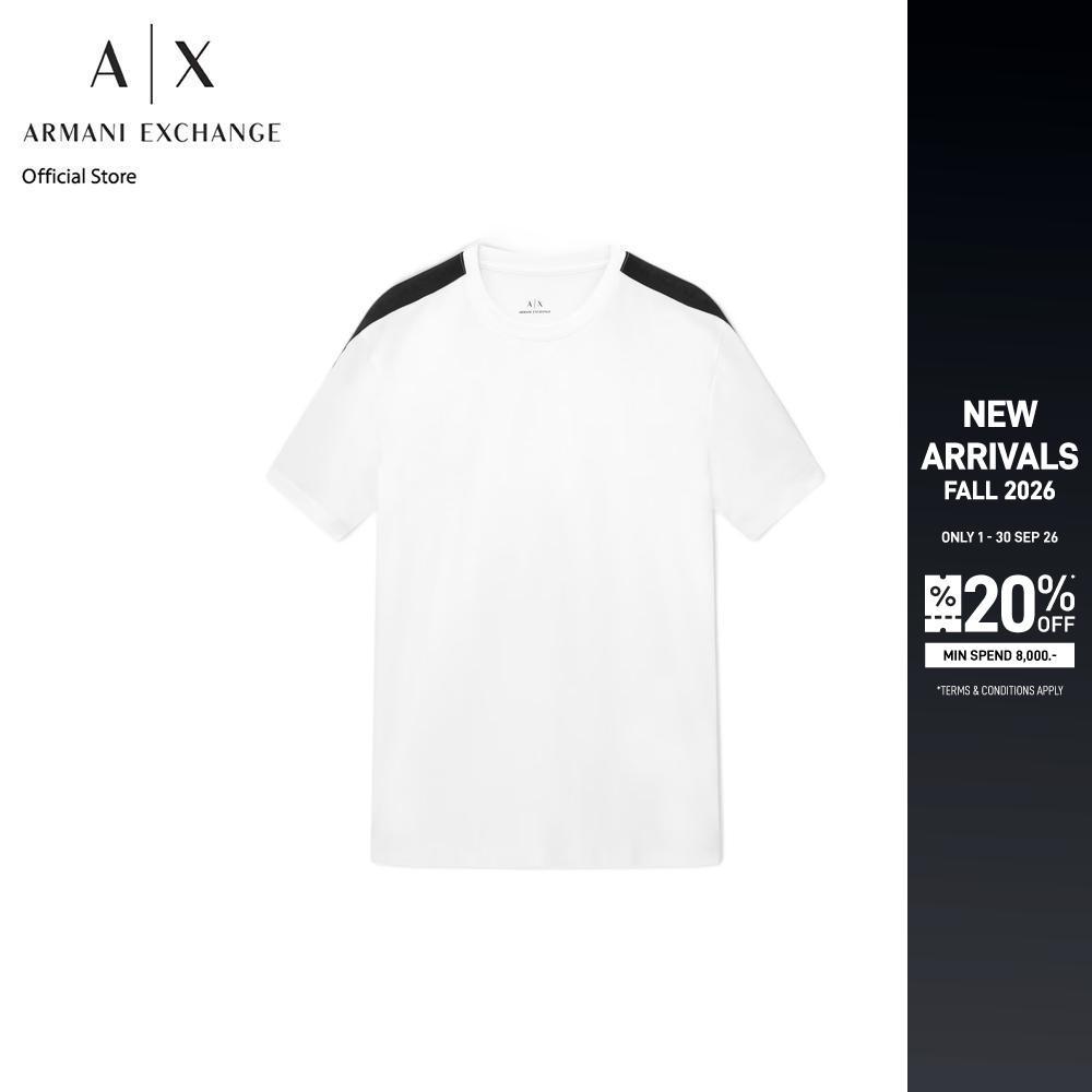 Armani Exchange เสื้อยืดผู้ชาย รุ่น XM001283-AF10361-U0009 - สีออฟไวท์