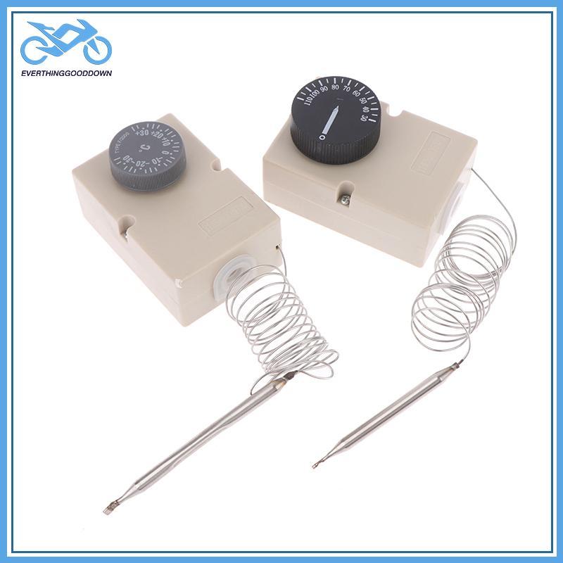 EVER สําหรับอุปกรณ์ไฟฟ้าลูกบิดอุณหภูมิสวิทช์ Capillary Thermostat 50-300C 0-60C 0-50C 0-40C 30-110C 