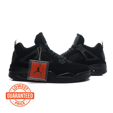 ขายร้อน Air Jordan 4 Retro Black Cat รองเท้าผู้ชายผู้หญิง AJ4 รองเท้าวิ่งบาสเกตบอล ALFV