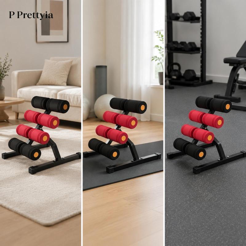 P Prettyia Multi-Functional Inversion Stool อุปกรณ์ออกกําลังกายสําหรับ Home Fitness ยืดลึก Headstand Bench พร้อมกรอบเหล็กเสถียร — صورة 7